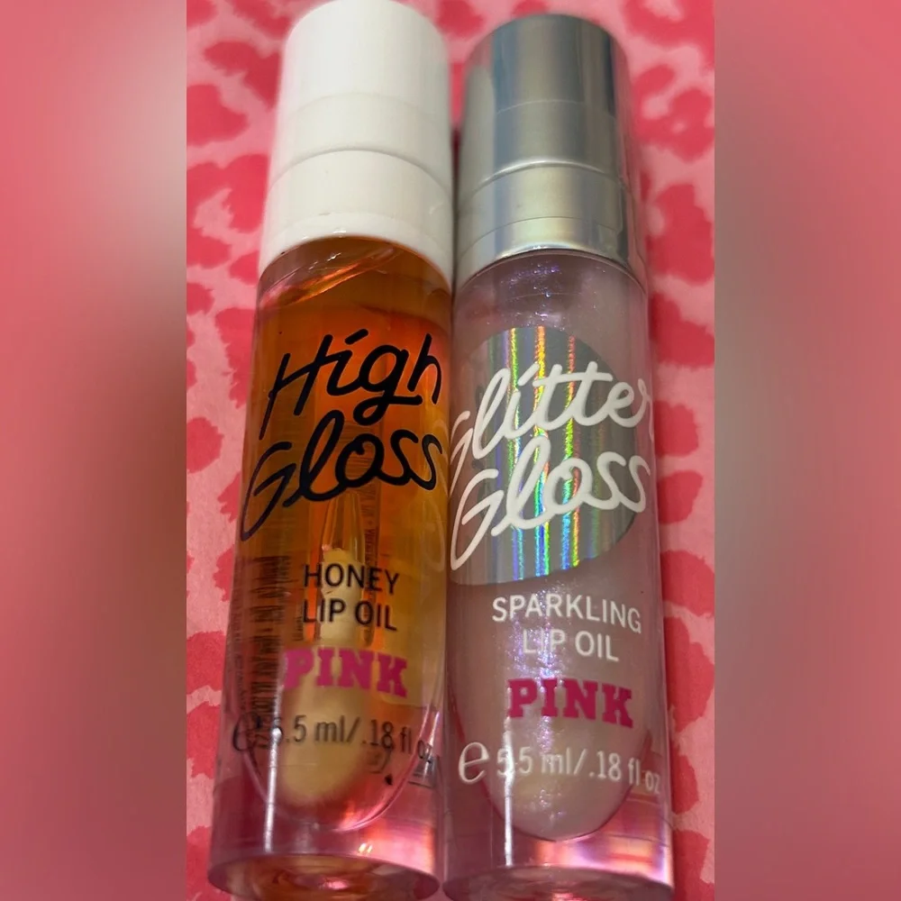 Victoria's Secret Pink Honey and Glitter Lip Gloss Duo